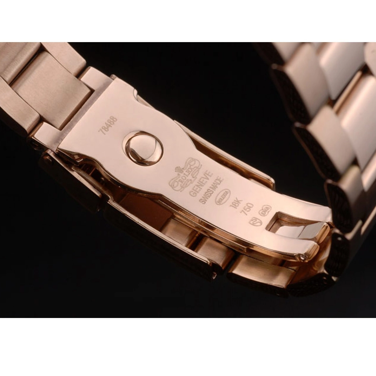 AAA Replica Watches Daytona Plated Rolex Ion Dial Tachymeter Gold Strap Rose 80244 Rose Gold 0705